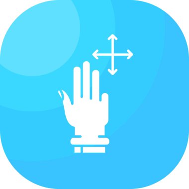 dokunmatik vektör simgesi modern basit tasarım çizimi