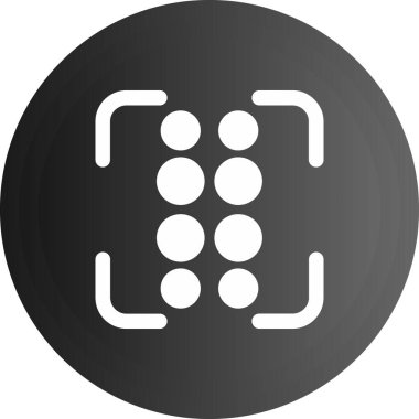 Modern b 'nin vektör illüstrasyonu simge müziğinden yoksun