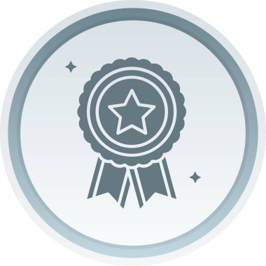 rozet ipedüz vektör simgesi