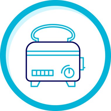 tost makinesi vektör illüstrasyonu