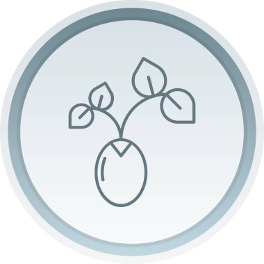 Eşsiz Çiçek Vektör Satırı Simgesi