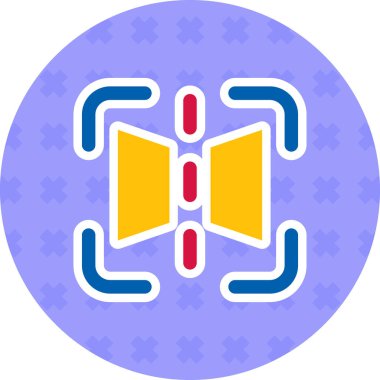 Bir binanın vektör simgesi