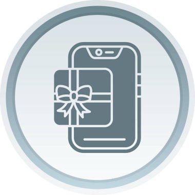 Hediye kutusu olan akıllı telefon