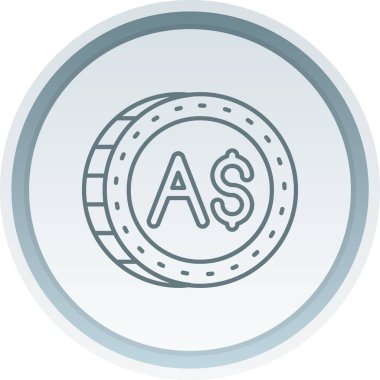 eşsiz para birimi vektör simgesi