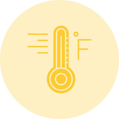 Sıcaklığın vektör simgesi