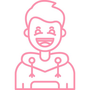 Süper kahraman ikon vektör illüstrasyonu