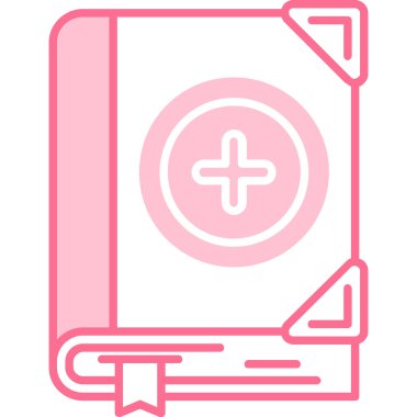 Kitap. Web simgesi basit illüstrasyon