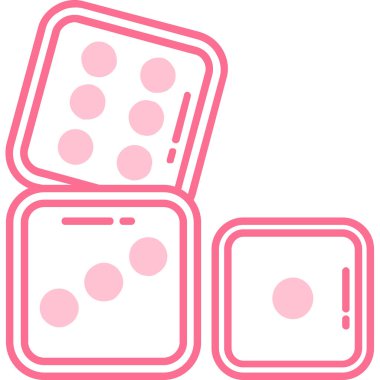 zar simgesi vektör illüstrasyonu