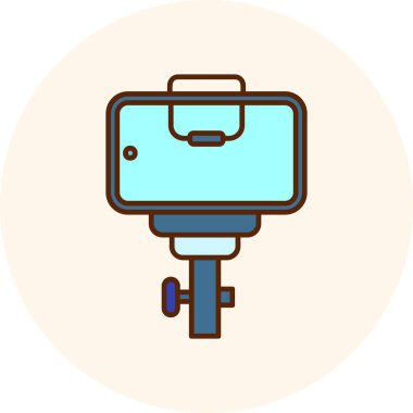 Kamera. Web simgesi basit illüstrasyon