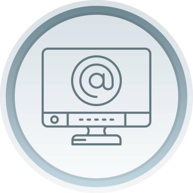 İnternet vektör çizgisi simgesi, imza, arkaplanda sembol, düzenlenebilir vuruşlar