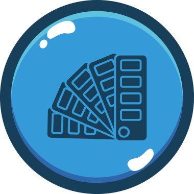 Bir pasta simgesinin vektör illüstrasyonu