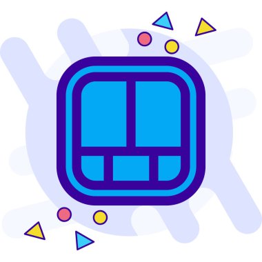 seo modern simgesinin vektör illüstrasyonu