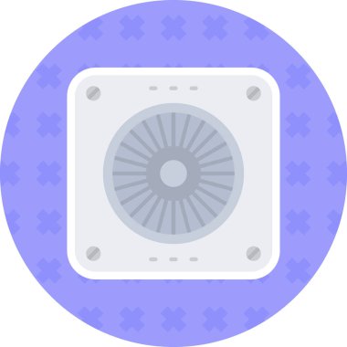 Hayran. Web simgesi basit illüstrasyon