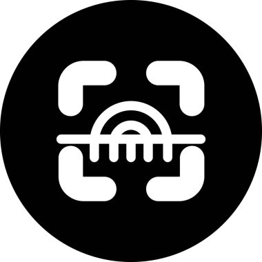 Tek bir simgenin vektör illüstrasyonu