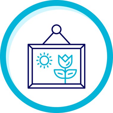 eko simge vektör illüstrasyonu