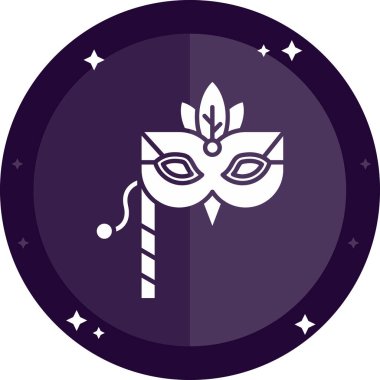 trend biçimi izole edilmiş arkaplanda karnaval simgesi