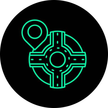 vektör pusula resimlemesi