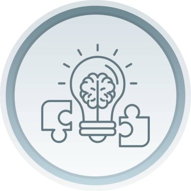 fikir simgesi ile beyin