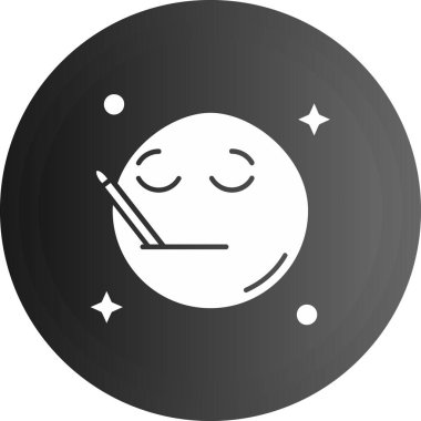 vektör ay simgesi, illüstrasyon