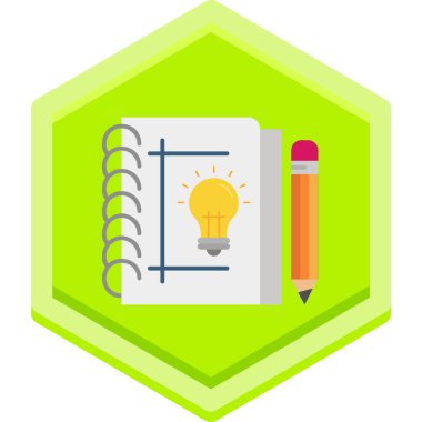 Kalem düz simge vektör