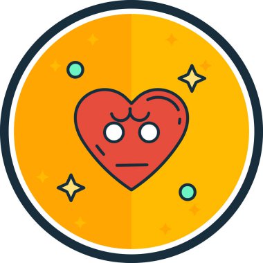 Aşk simgesinin vektör illüstrasyonu