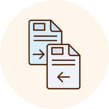 dosya biçimi simgesi, vektör illüstrasyonu