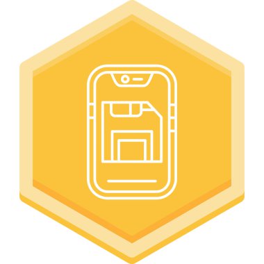 mobil simge vektör illüstrasyonu