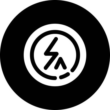 Siyah arkaplanı olan bir pusulanın vektör simgesi