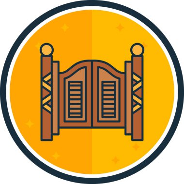 Kurdeleli bir çelengin vektör çizimi