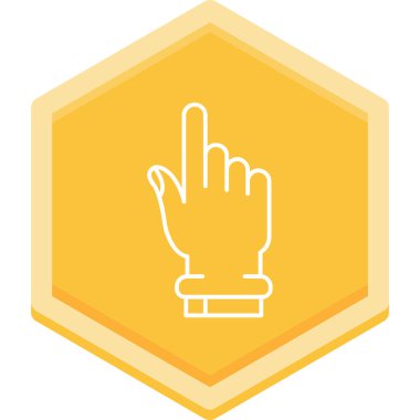 el simgesi, vektör illüstrasyonu