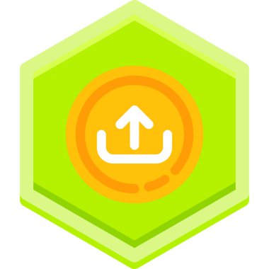 Ok. Web simgesi basit illüstrasyon