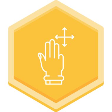 Haç şeklinde bir haçın vektör illüstrasyonu