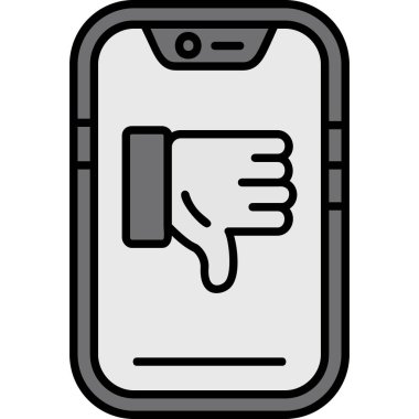 Smartphone Simgesi, vektör illüstrasyonu