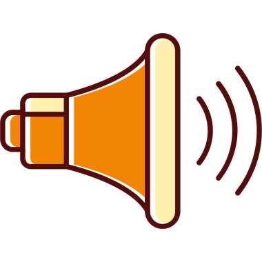 megafon ikonu. web tasarımı için hoparlör hoparlörü vektör simgesi