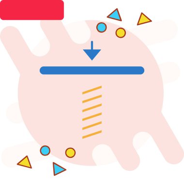 Virüs. Web simgesi basit illüstrasyon