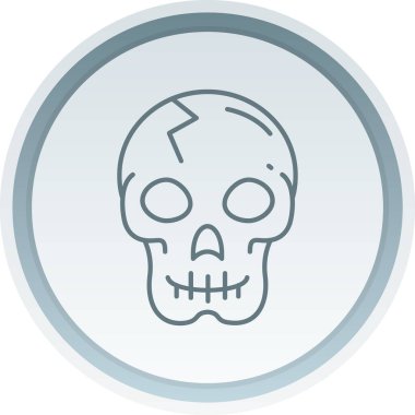 Kurukafa simgesi vektör illüstrasyonu