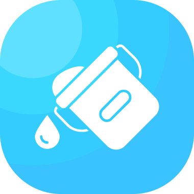 boya fırçası renk vektörü simgesi