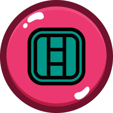 Top. Web simgesi basit illüstrasyon