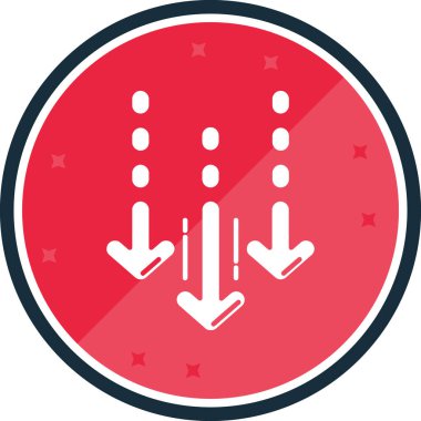 ok simgesi vektör illüstrasyonu