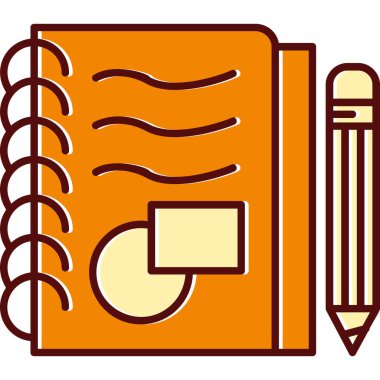 Bir kitabın vektör illüstrasyonu