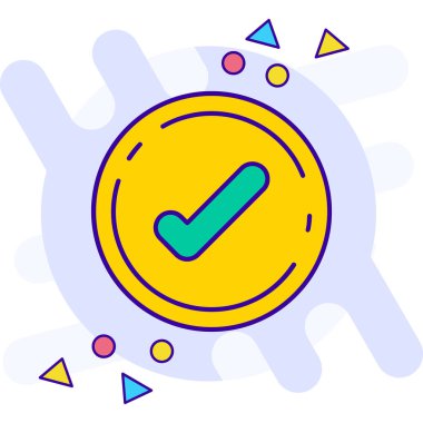 Simge tasarım vektörünü kontrol et