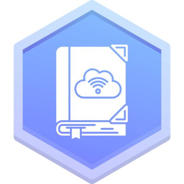 Moda tasarım arka planında bulut hesaplama simgesi