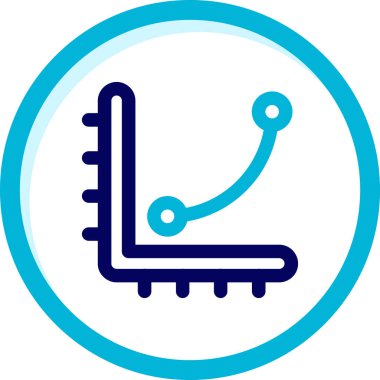 Modern simgenin vektör illüstrasyonu