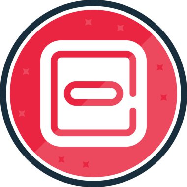 Rozet. Web simgesi basit illüstrasyon