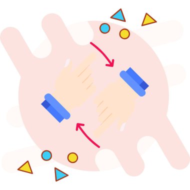 Tıbbi bir maskenin arka planının vektör çizimi