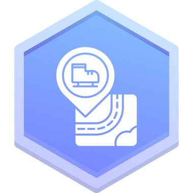 konum haritası konum simgesi doldurulmuş dış hat biçimi