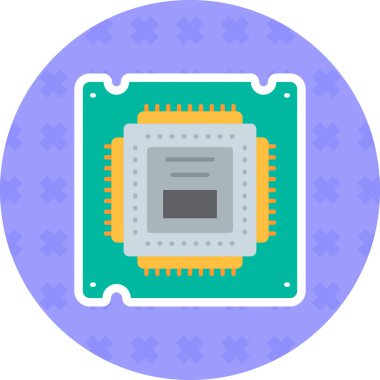 Elektronik devre kartı simgesi - taslak biçimi