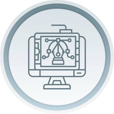 seo modern simgesinin vektör illüstrasyonu