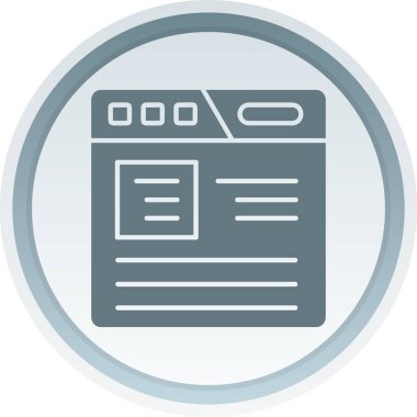 tarayıcı pencere simgesi. özet çizimi