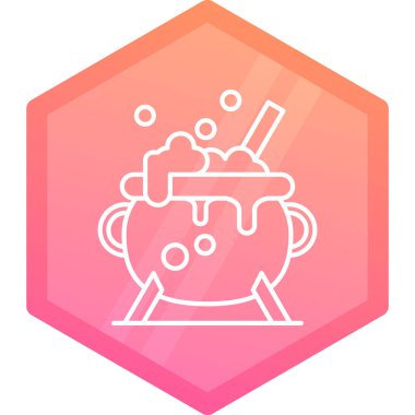 Beyaz arkaplanda çizgi bal peteği simgesi izole edildi. Bal hücrelerinin sembolü. Tatlı doğal yemek. Renkli taslak konsepti. Vektör.